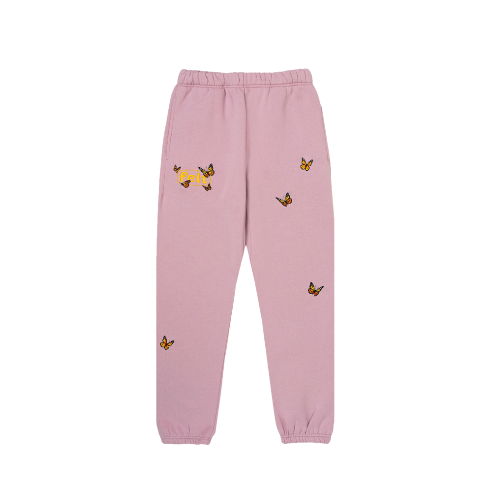 Felt sweats pink