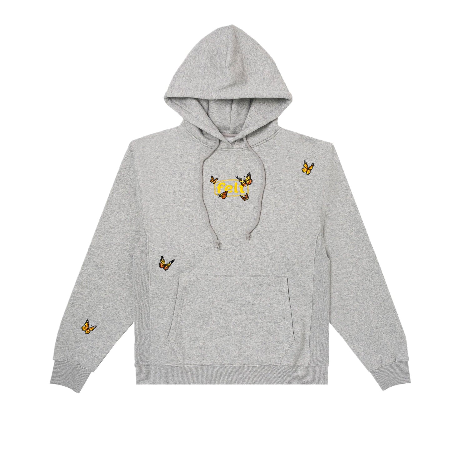 Felt Grey Hoodie