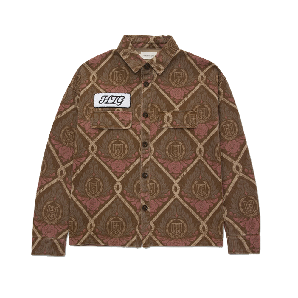 HTG® L/S Work Shirt Brown