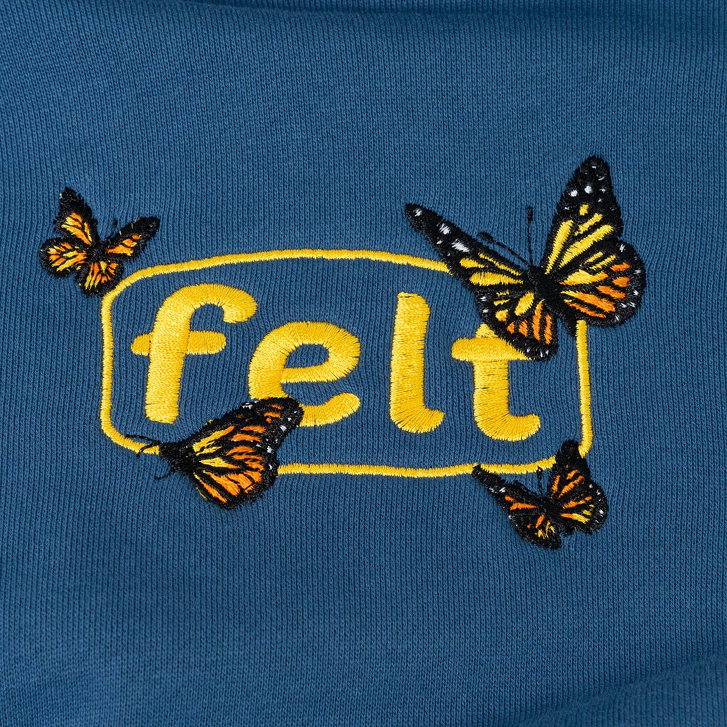 Felt Blue Hoodie