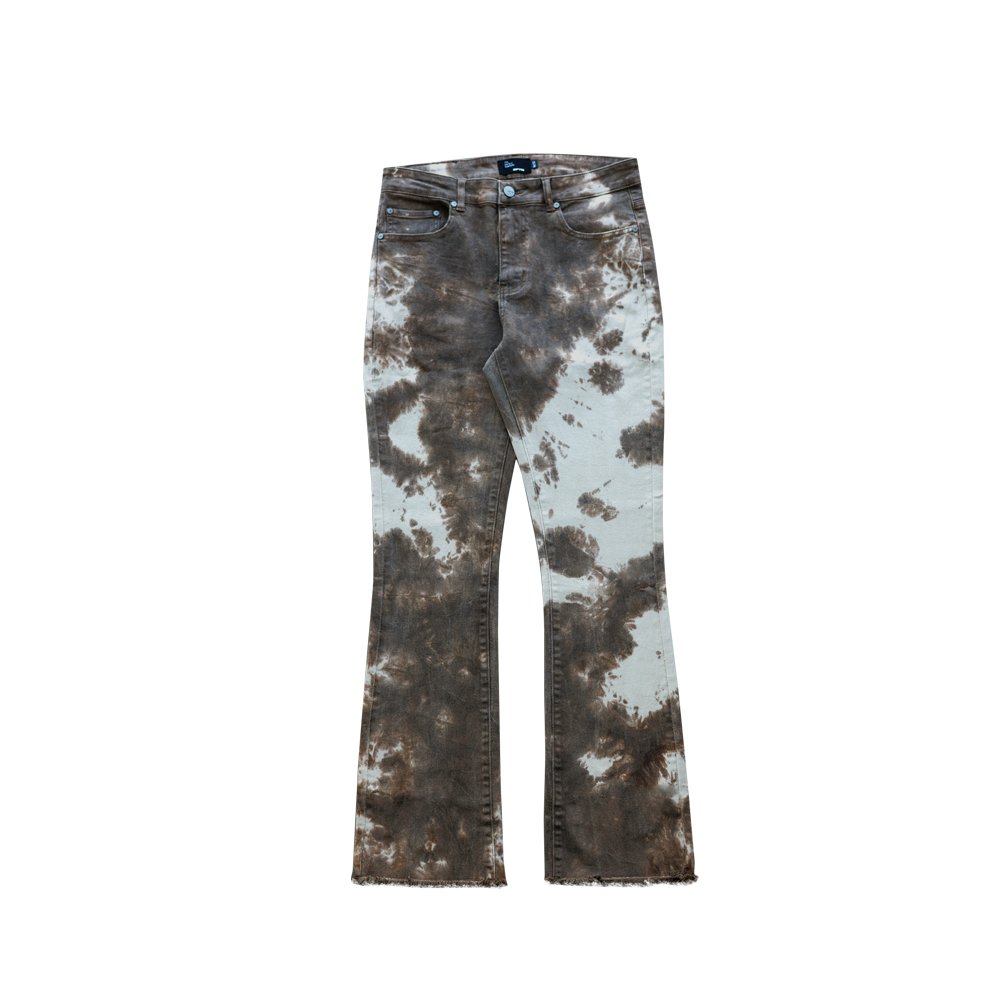 Eptm Tye Dye stacked flare pant