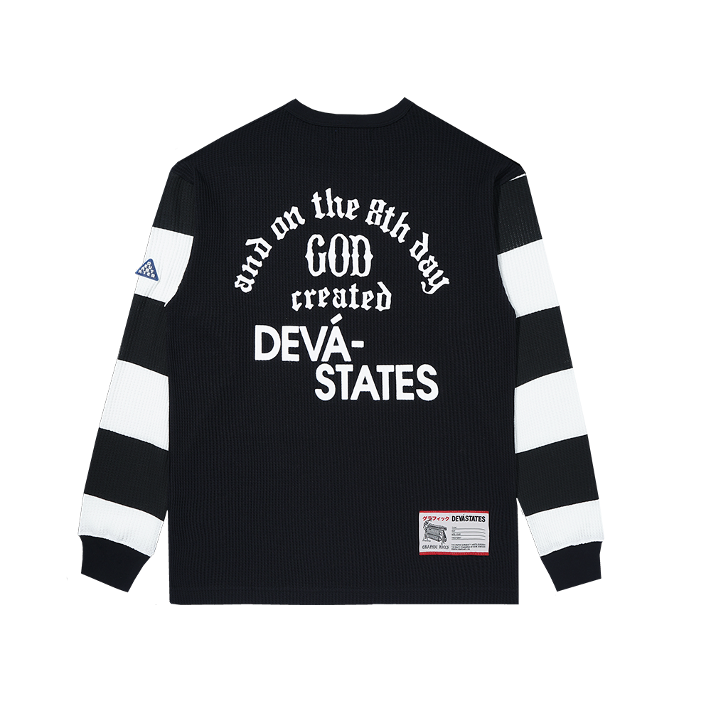 DEVÁ STATES Waffle Knitted Sweater Genesis