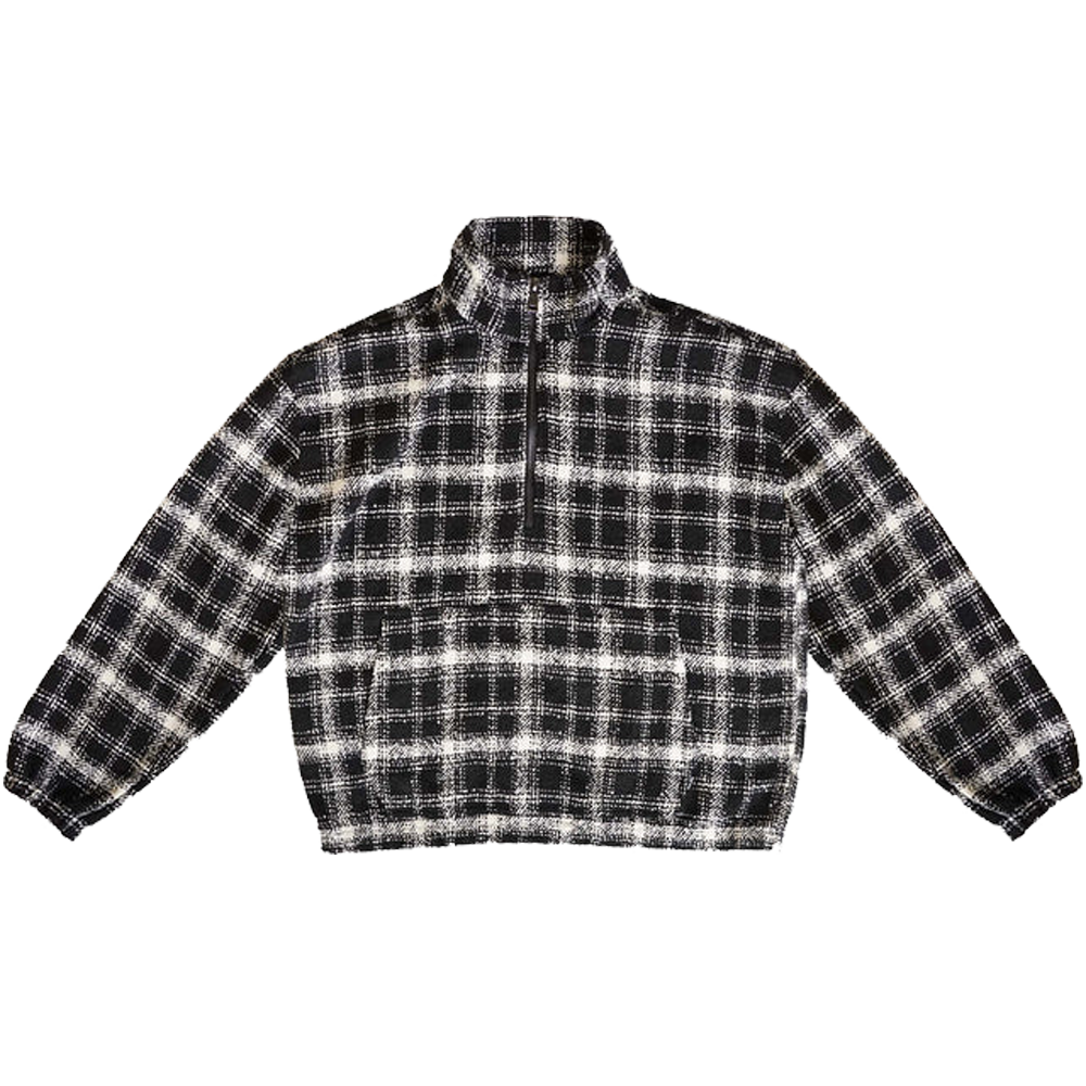Eptm Flannel Half-Zip Black