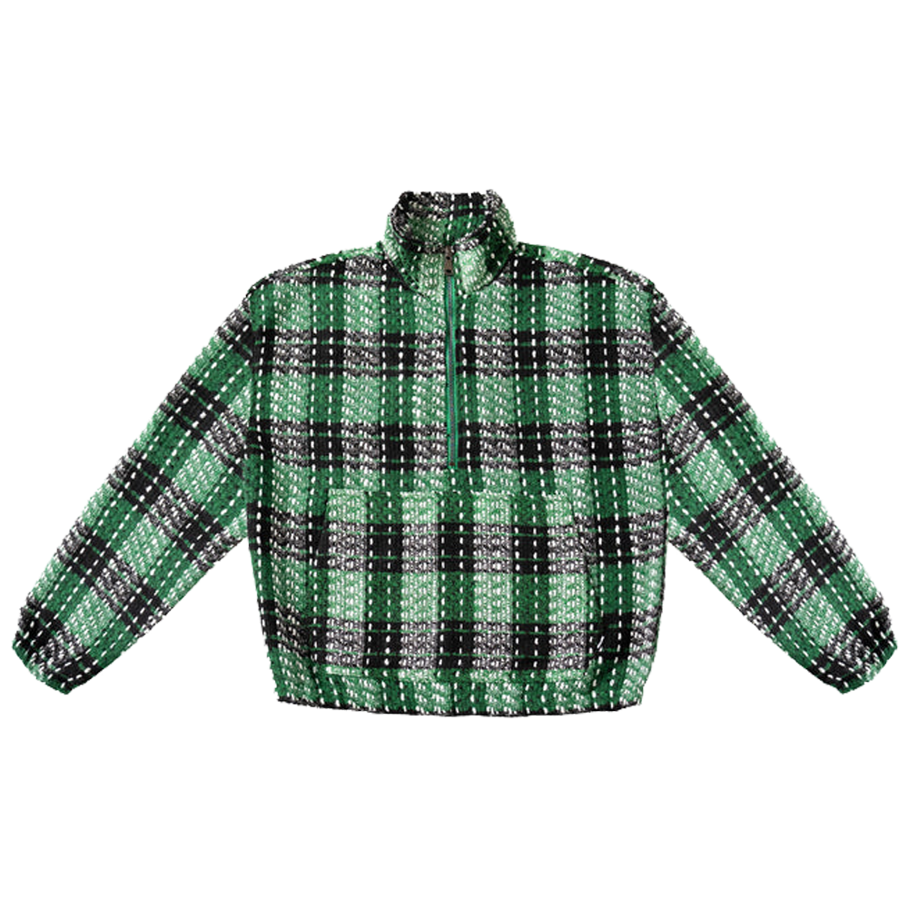 Eptm Flannel Half-Zip Green