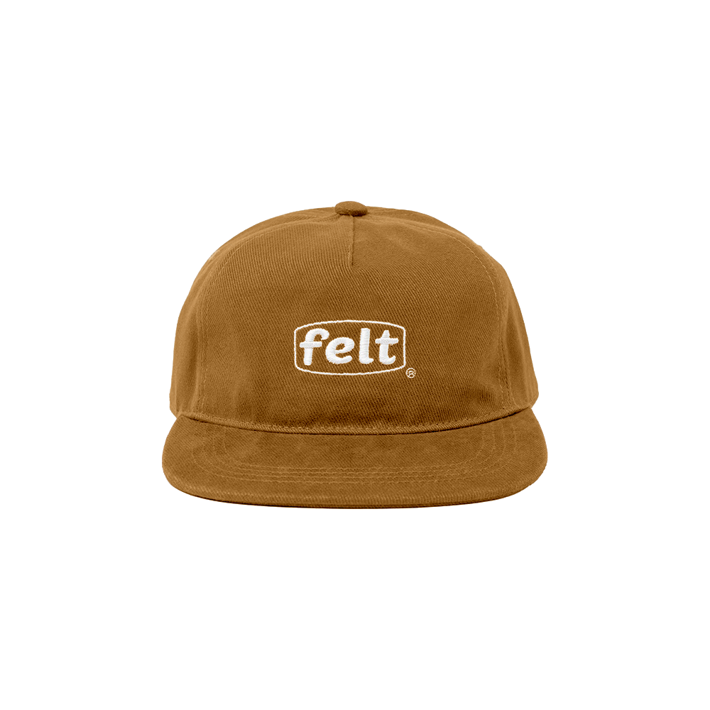 Felt work wear cap Clay