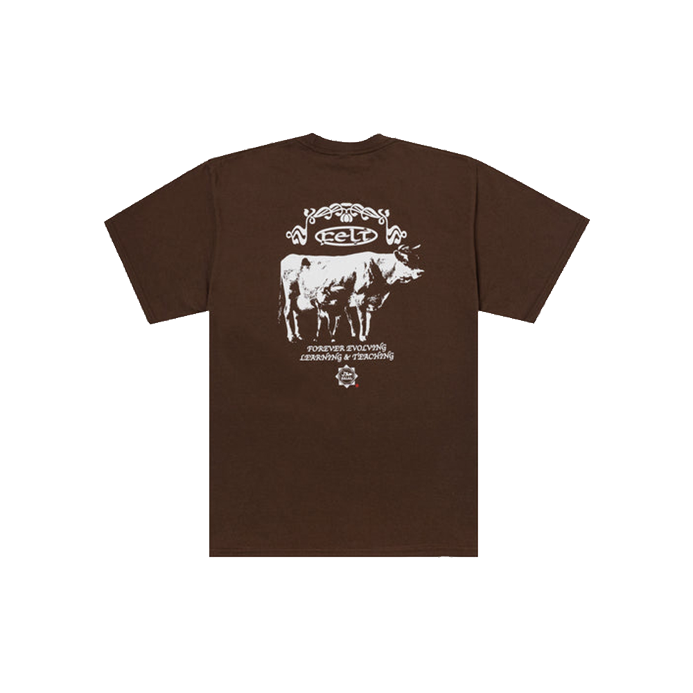 Felt Halal Tee Brown