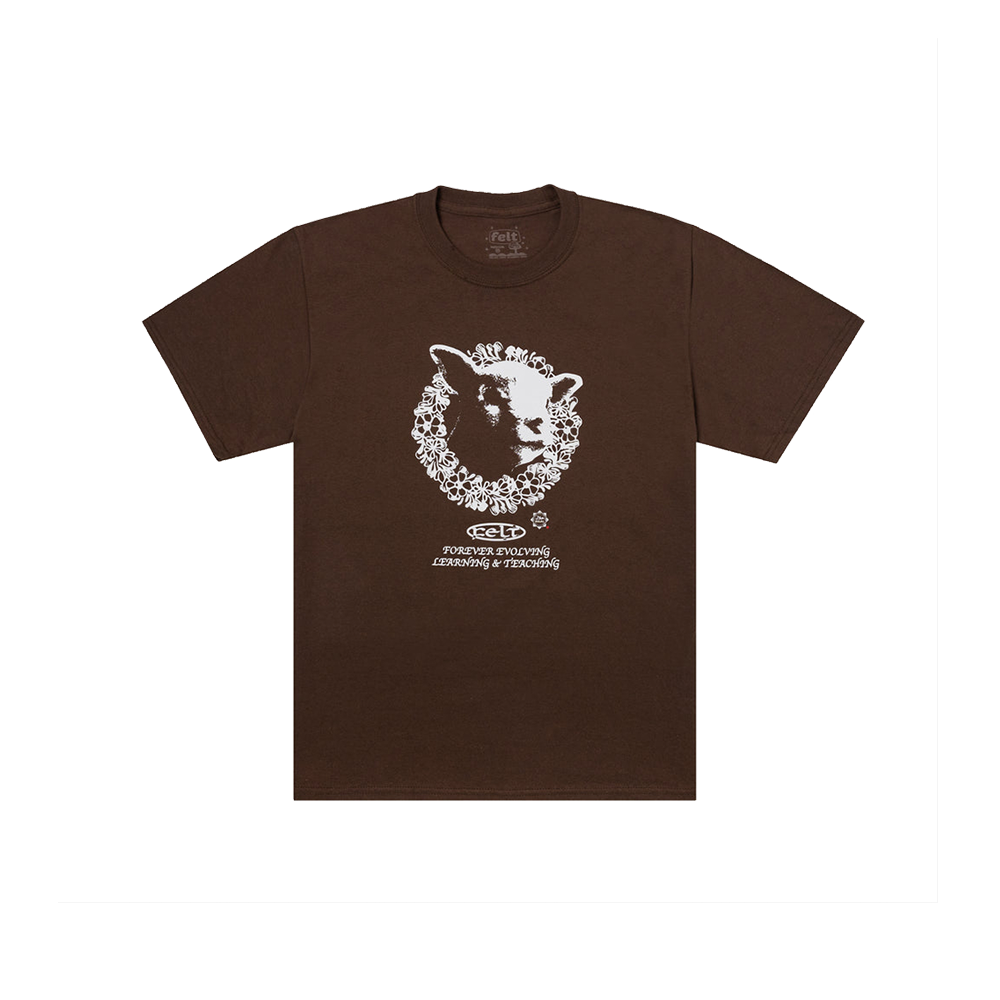 Felt Halal Tee Brown