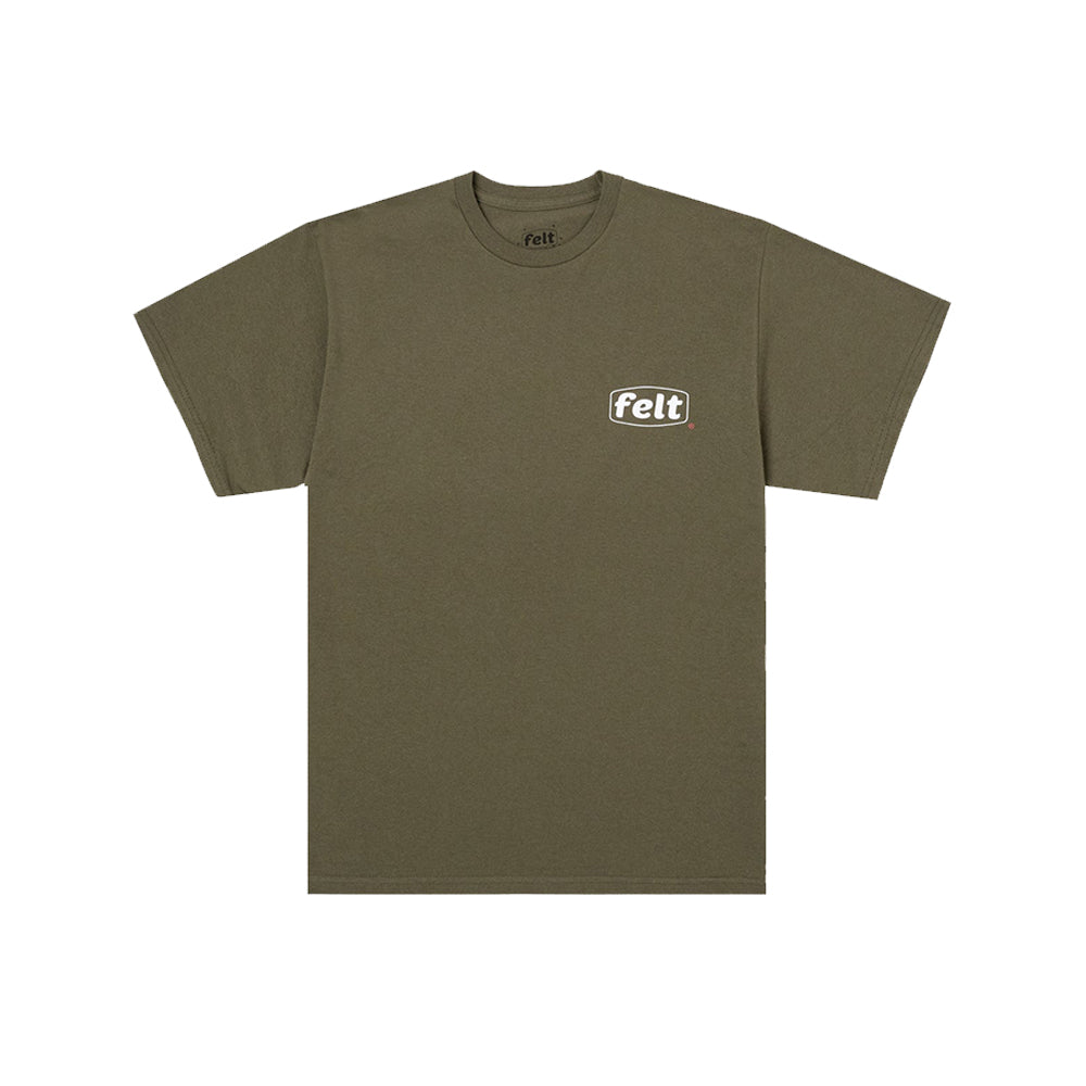 Felt Green Worker Tee