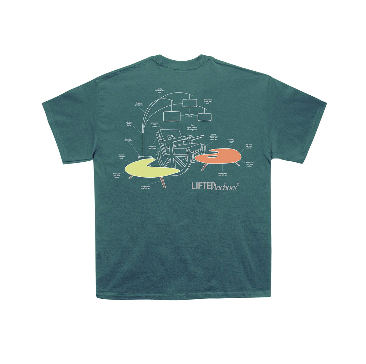Lifted Anchors Blueprint tee