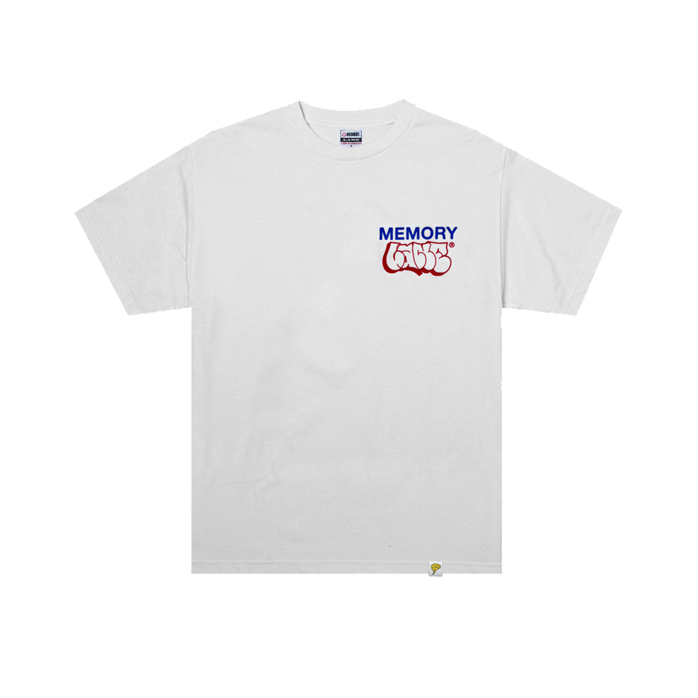 Memory Lane LA Lane Throwie tee white