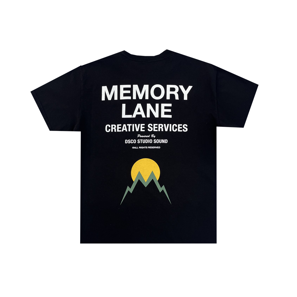 Memory Lane Service Tee Black