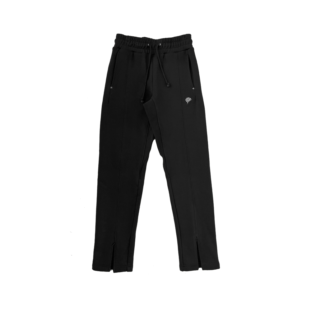 Memory Lane Split Sweats Black