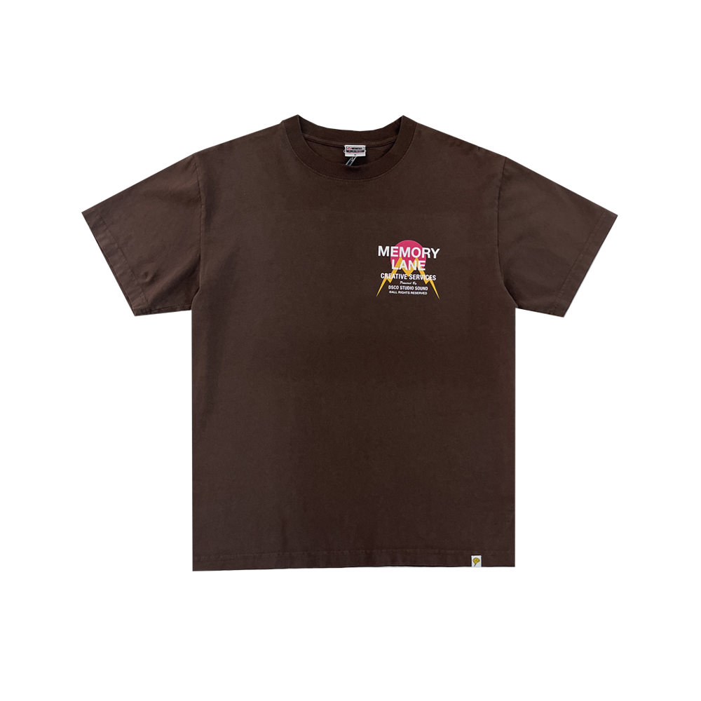 Memory Lane Service Tee Brown