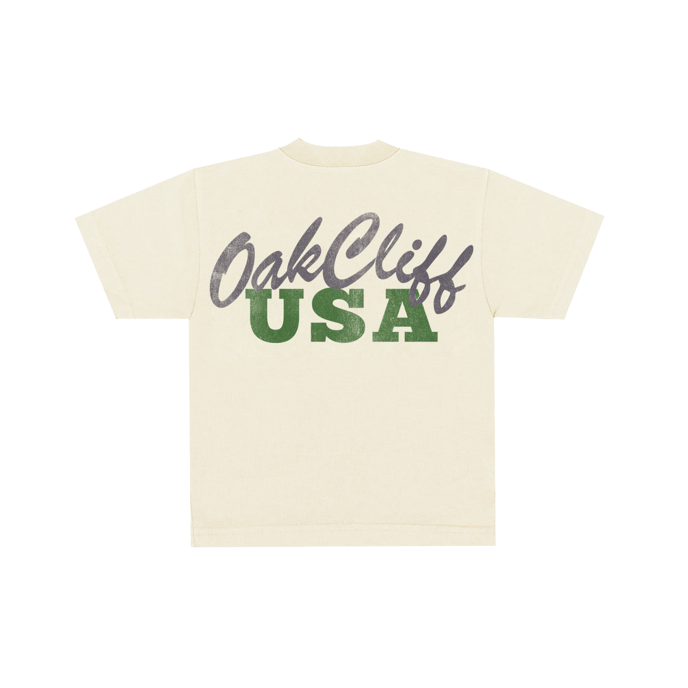 Daily Oak Cliff USA Tee Cream