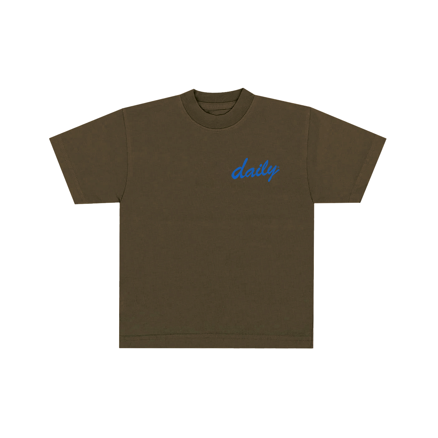 Daily Oak Cliff USA Tee Brown