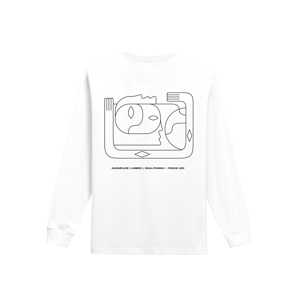 Umbro x Akomplice LongSleeve Uno Tee White