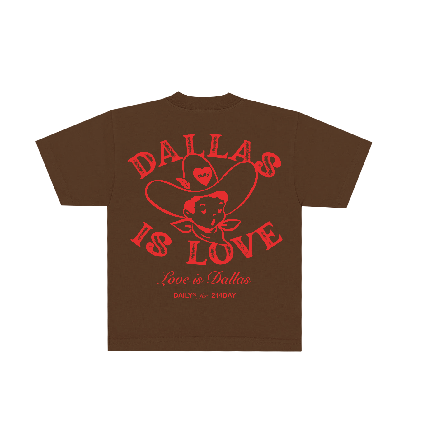 Daily 214DAY Tee Brown