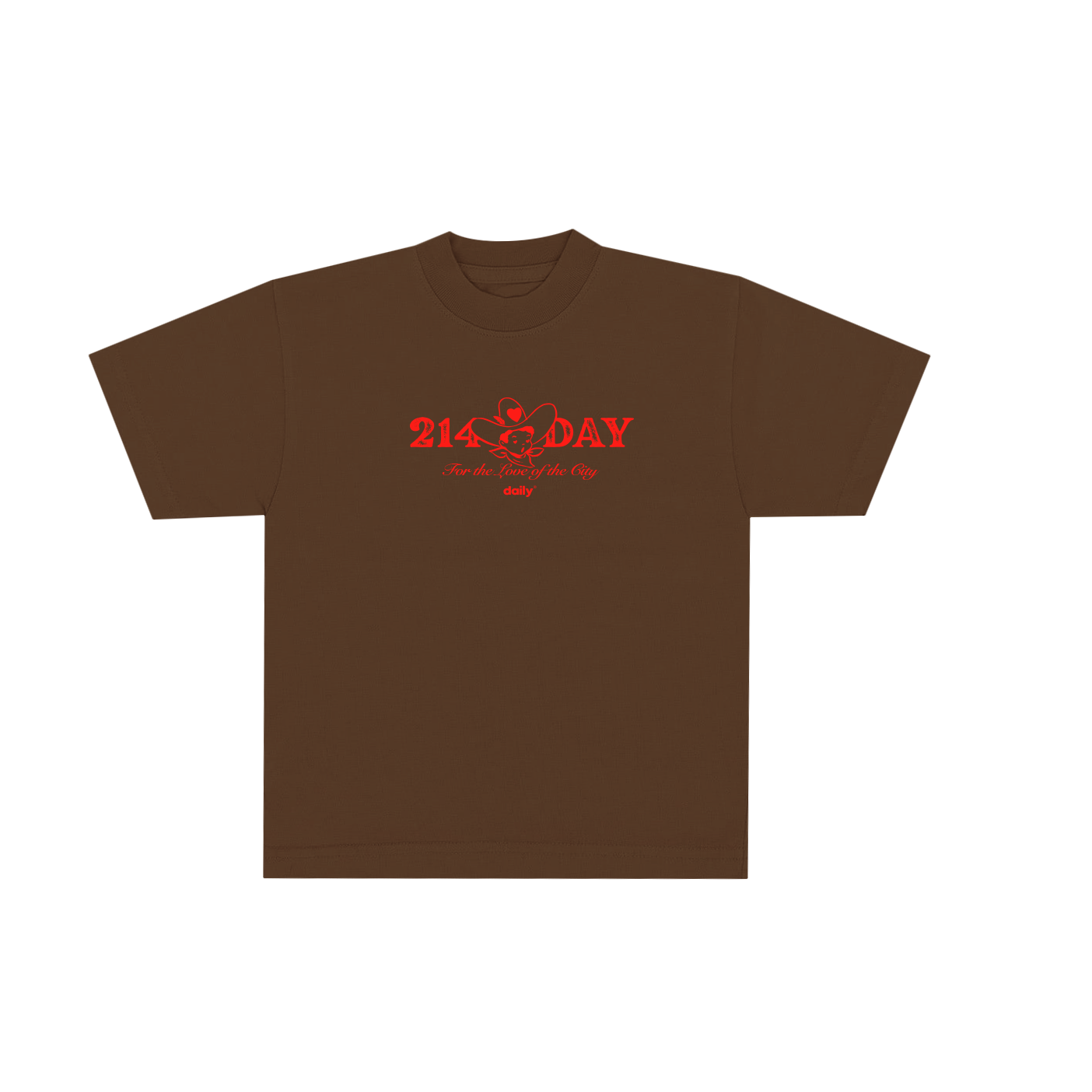 Daily 214DAY Tee Brown
