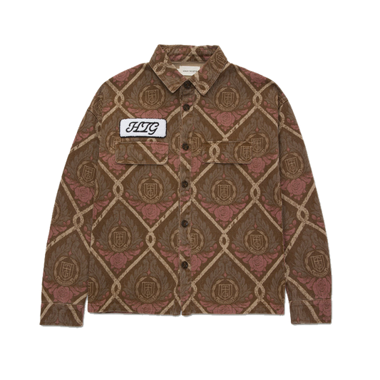 HTG® L/S Work Shirt Brown