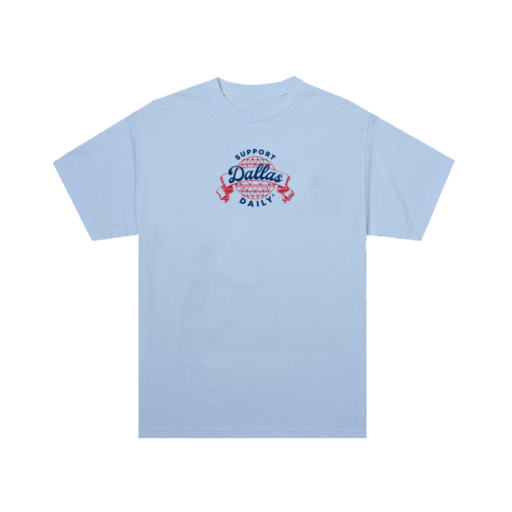 Support Dallas Daily Tee Blue