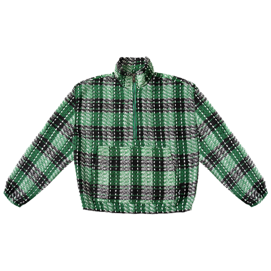 Eptm Flannel Half-Zip Green