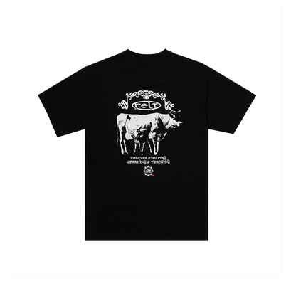 Felt halal tee black