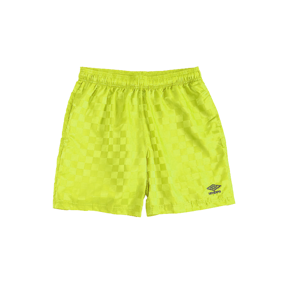 Umbro checked shorts Lime