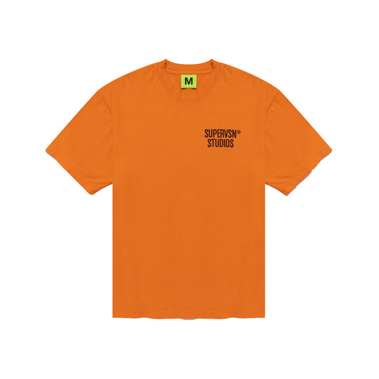 SuperVSN Tee Orange/Black